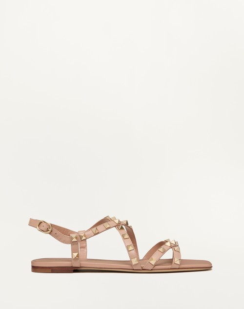 Valentino Garavani Beige Rockstud Sandals