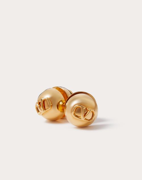 Valentino v deals logo earrings