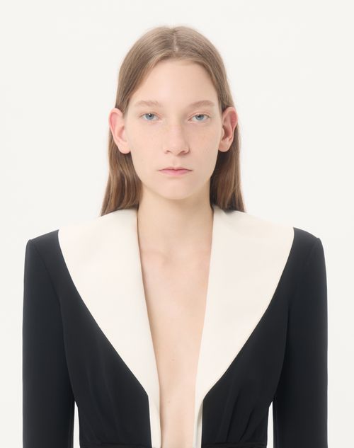 Valentino - Cady Couture Gown - Black/vanilla - Woman - Gowns