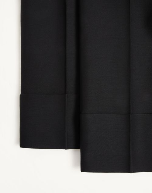 Valentino - Crepe Couture Trousers - Black - Woman - Pants And Shorts