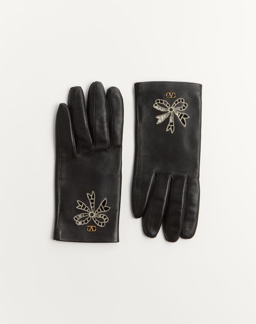 Valentino Garavani - Vlogo Signature Nappa Gloves - Multicolor - Woman - Small Gifts