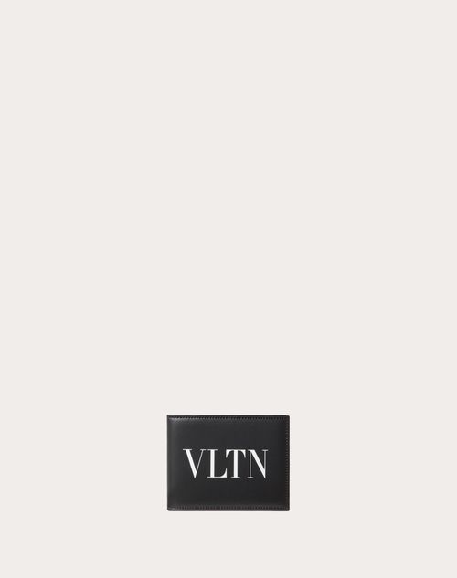 Valentino Garavani - Vltn 송아지 가죽 지갑 - 블랙/화이트 - 남성 - 액세서리