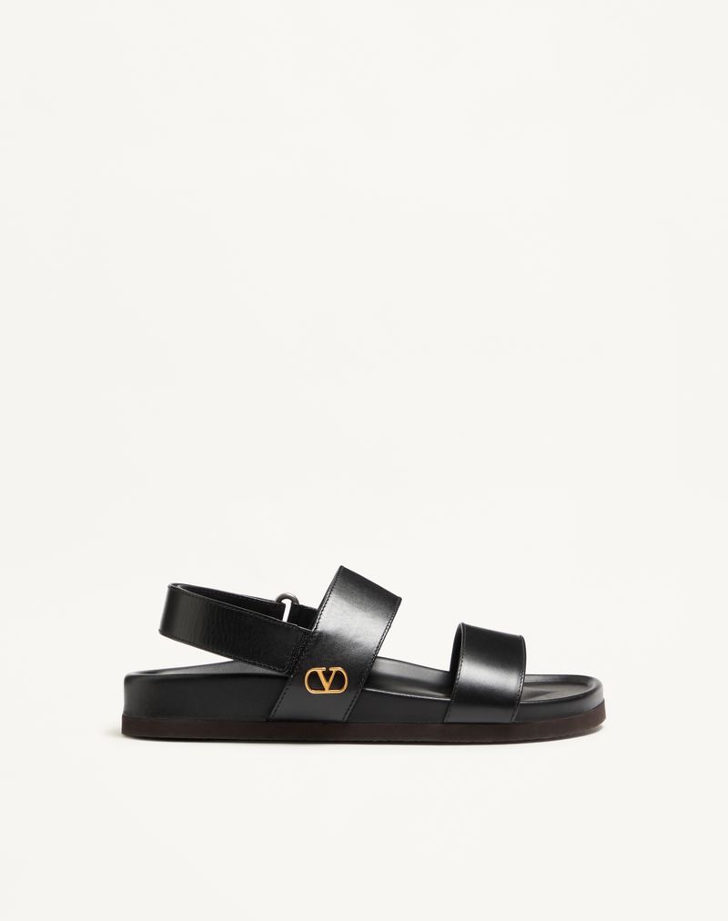 Sandale Studshield en cuir de veau — Valentino