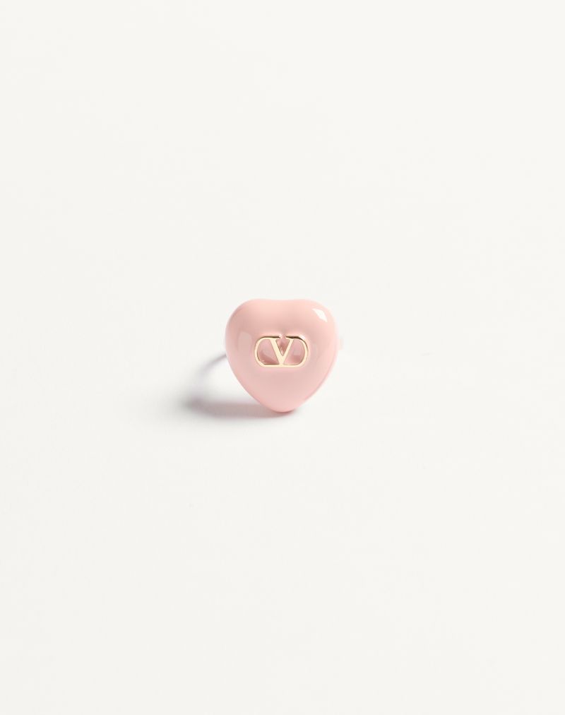 VALENTINO クールロイヤル メタル x エナメル リング