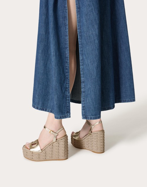 Valentino Garavani VLogo cut-out espadrilles - Neutrals