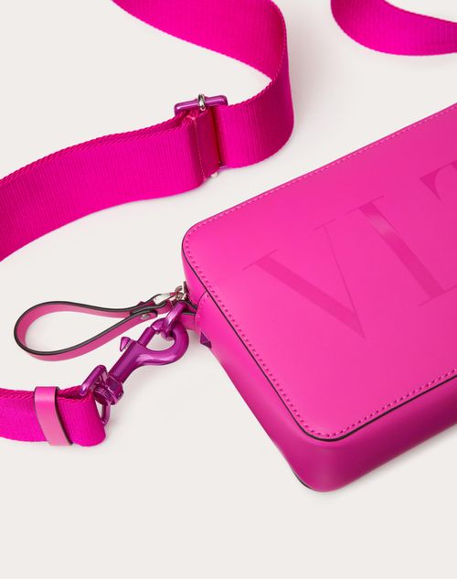 Vltn レザー クロスボディバッグ for メンズ インチ Pink Pp Vltn レザー クロスボディバッグ for メンズ インチ Pink Pp