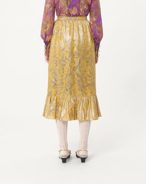  - Ochre/gold Lurex