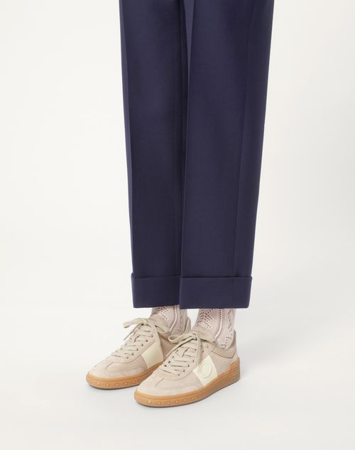Valentino Garavani - Upvillage Crosta Sneaker - Beige/ivory - Woman - Shelf - W Shoes - Sneakers