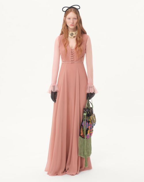 Valentino - Light Georgette Long Dress - Woman - Ready To Wear