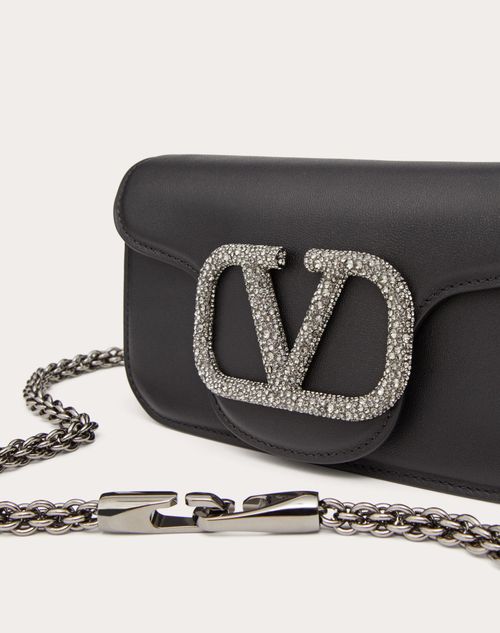 Valentino Garavani Locò Small Shoulder Bag With Jewel Logo Valentino Garavani Locò Small Shoulder Bag With Jewel Logo