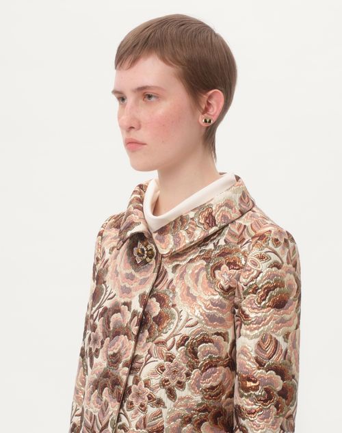 Valentino Garavani - Ovalette Metal Earrings With Enamel And Swarovski® Crystals - Gold/black/crystal - Woman - Jewellery