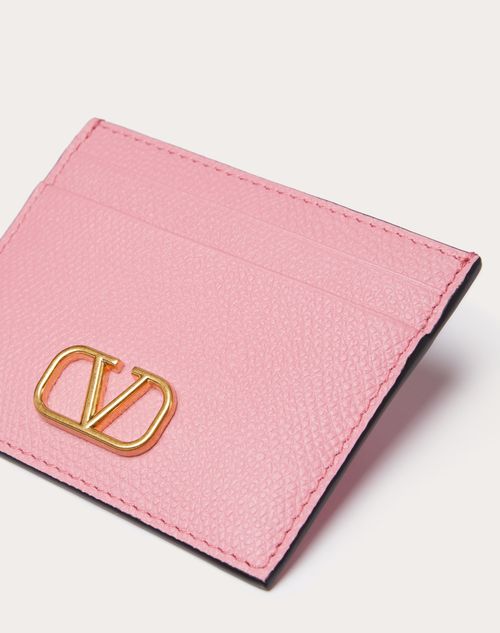 Valentino Garavani Vlogo Leather Card Case