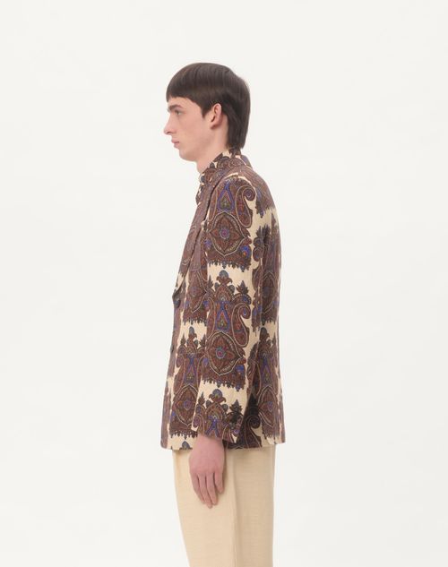 - Cream/brown/blue