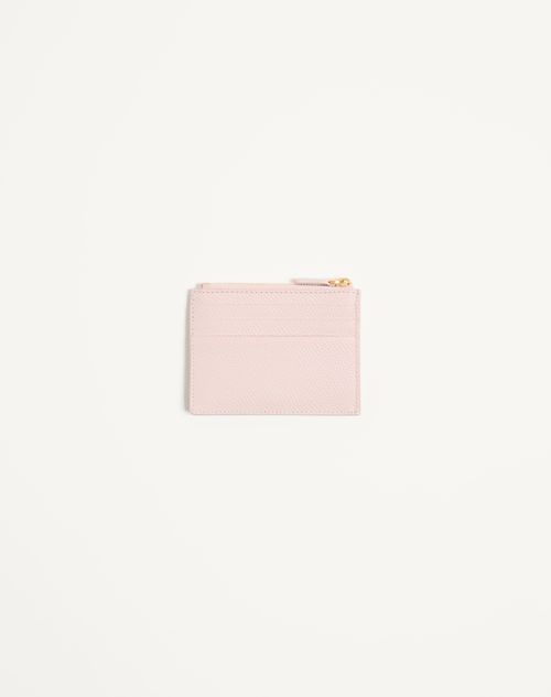 Valentino Garavani - チェリフィック グレインカーフスキン カードホルダー - ローズクオーツ - ウィメンズ - 