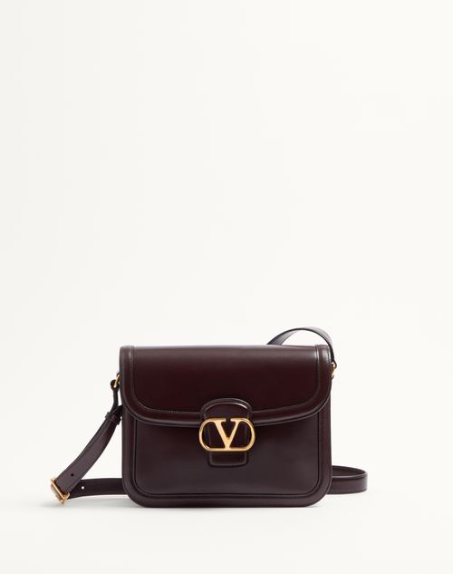 Valentino Garavani - Bolso De Hombro Valentino Garavani 9to5 De Cuero De Becerro Liso - Marrón - Mujer - Bolsos