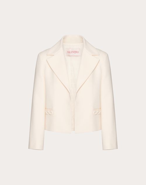 Valentino - Crepe Couture Jacket - Ivory - Woman - New Shelf - W Pap W1 Mariniere