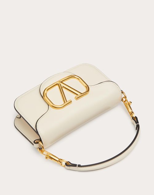 White valentino bag with gold chain sale