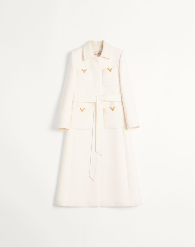 VALENTINO ドリルダブル コート
