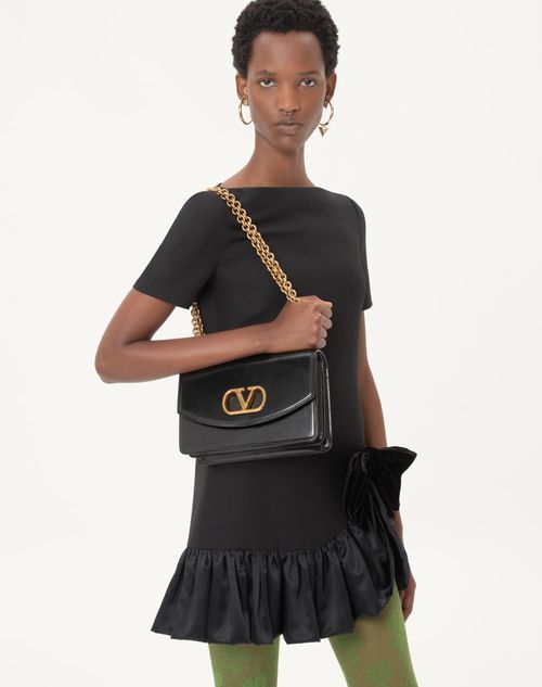 Valentino - Crepe Couture Short Dress - Black - Woman - Dresses