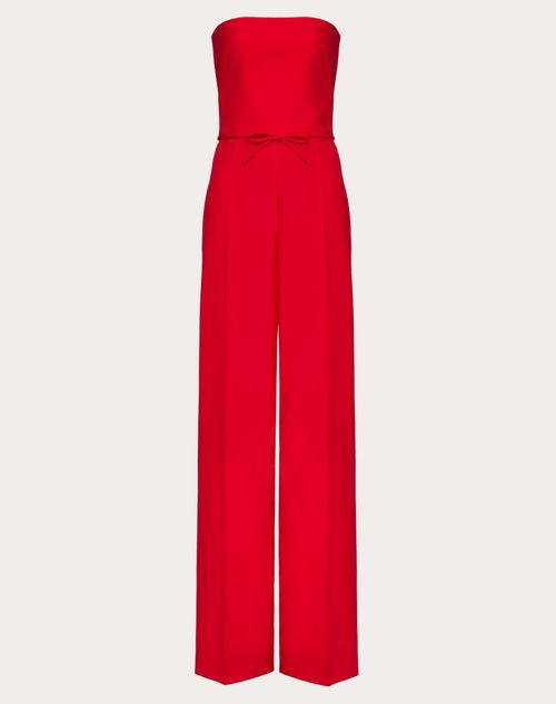 Valentino Garavani Dry Tailoring Wool Solid Jumpsuit Women