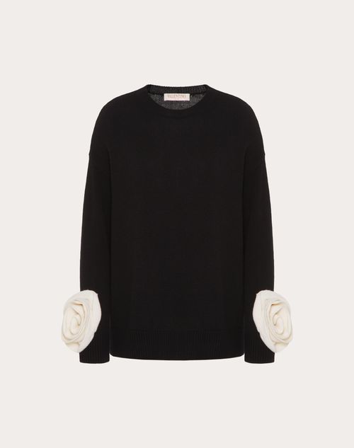 Valentino - Wool Jumper - Black - Woman - Knitwear