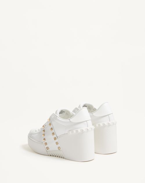 Open Disco Wedge Sneaker In Calfskin 85 Mm for Woman in Open Disco Wedge Sneaker In Calfskin 85 Mm for Woman in
