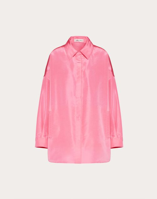 Valentino - 파유 피 코트 - 핑크 - 여성 - 코트 / 아우터웨어