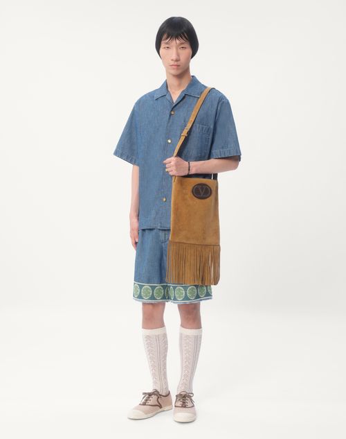 Valentino - デニム ボウリングシャツ - デニム - メンズ - デニム
