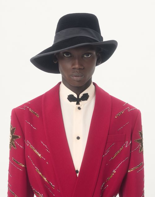 Valentino - Silk Shantung Shirt With Toggle - Cream - Man - Shirts