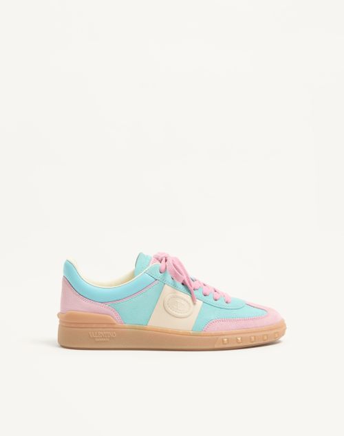 Valentino Garavani - Upvillage Crosta Sneaker - Azure/ivory - Woman - Sneakers