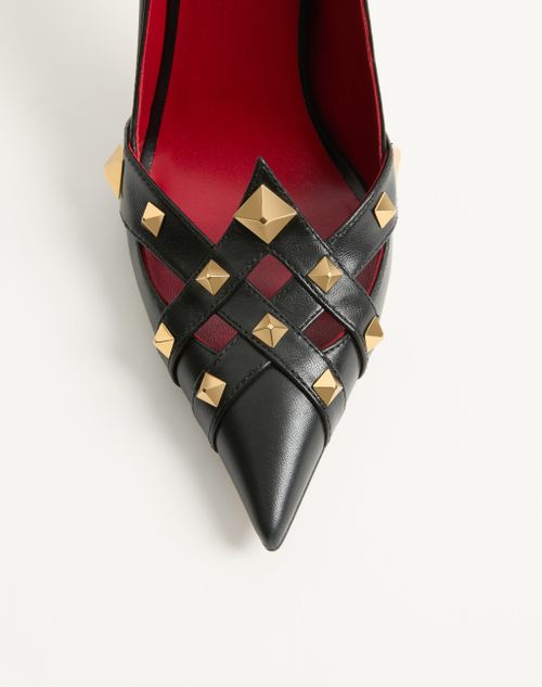 Valentino Garavani - Studdy Kidskin Pumps 100mm - Black - Woman - Pumps