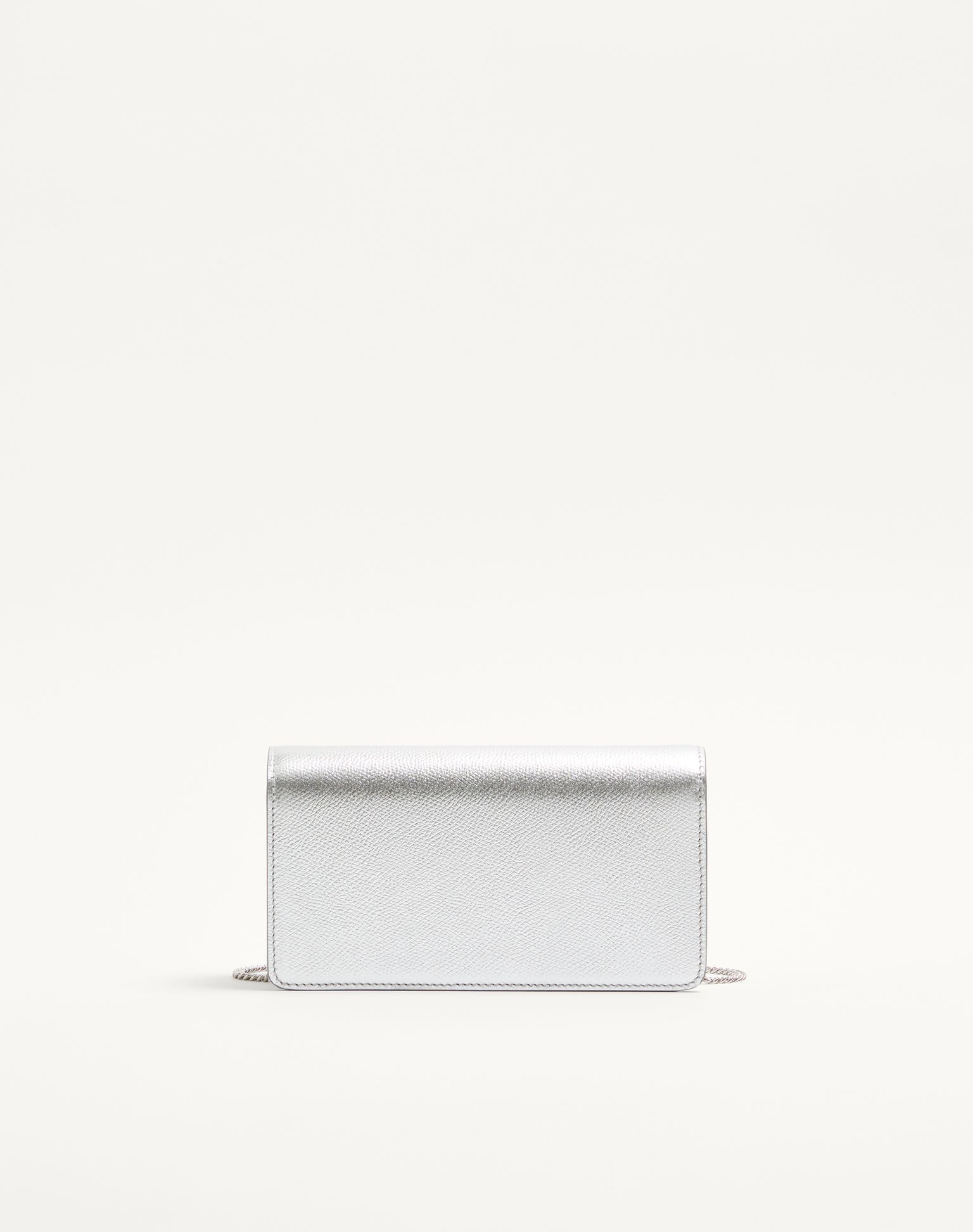 발렌티노 브이로고 시그니처 라미네이트 그레이니 카프스킨 미니 숄더백 8W2P0AY5RFY_S13