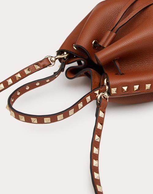 VALENTINO GARAVANI Rockstud Leather Shoulder Bag
