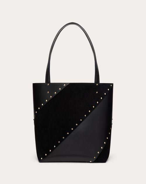 Valentino garavani rockstud leather shopper online