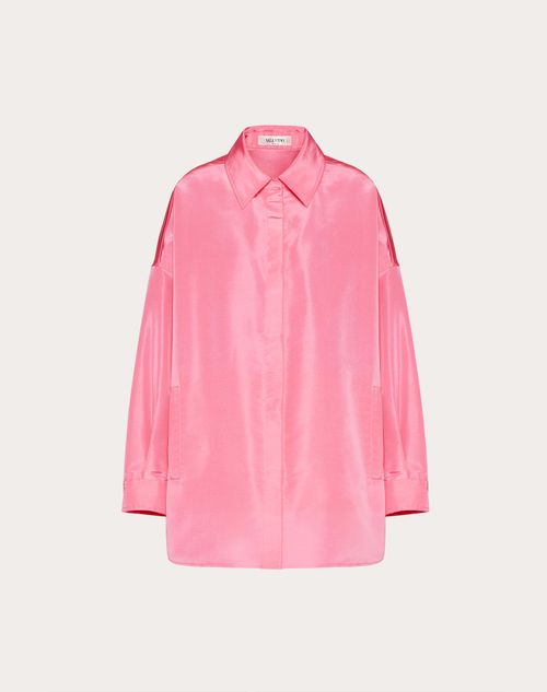 Valentino - Faille Pea Coat - Pink - Woman - Gifts For Her