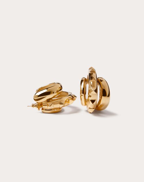 Valentino Garavani - Aretes Rockstud De Metal - Oro - Mujer - Joyas