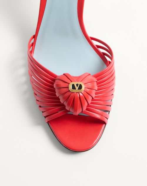 Valentino Garavani - 샌들 쿠에르 로얄 키드스킨 85mm - 레드 - 여성 - Shelf - W Shoes - Sandal Royal/annet