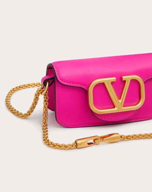 Pink on sale chain bag