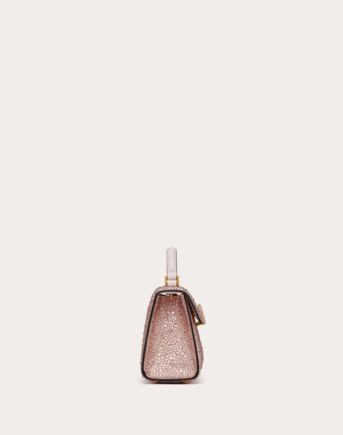 Valentino Vsling Mini VLOGO Crystal Top-Handle Bag