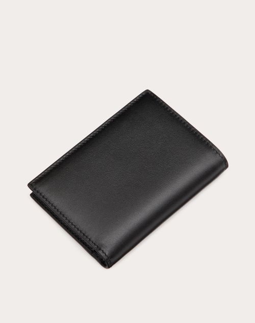 Valentino Vlogo Signature Zipper Card Holder