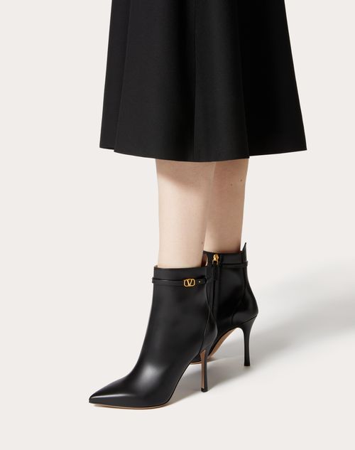 bijlage desinfecteren Tweet Valentino Garavani Tan-go Ankle Boot In Calfskin Leather 100 Mm for Woman  in Black | Valentino US
