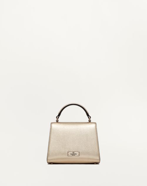 Mini Vsling Handbag In Metallic Grainy Calfskin for Woman in Mini Vsling Handbag In Metallic Grainy Calfskin for Woman in