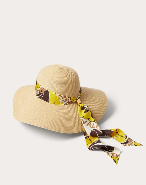 Valentino Garavani - ヴァレンティノ ガラヴァーニ ローマンスタッズ ハット - ベージュ/マルチカラー - ウィメンズ - ハット/グローブ