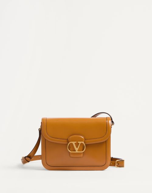 Valentino Garavani - Valentino Garavani 9to5 Smooth Calfskin Shoulder Bag - Beige - Man - Shoulder Bags