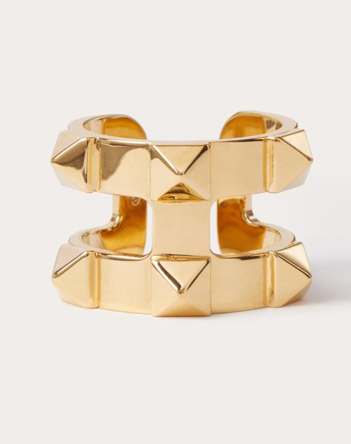 Valentino Garavani Rockstud Chunky Ring - Gold for Women