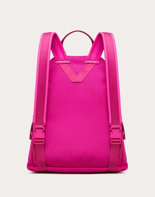 Pink Nylon Mini Backpack