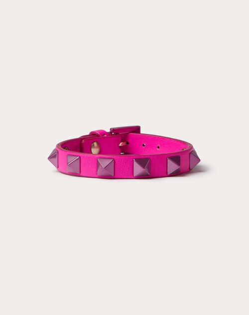 Valentino Garavani - Rockstud Bracelet - Pink Pp - Woman - Bracelets