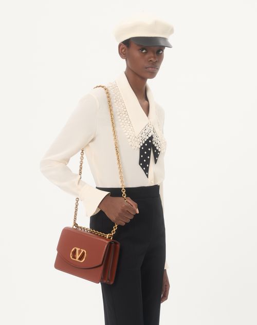 Valentino - Crepe De Chine Shirt - Ivory - Woman - Shirts & Tops