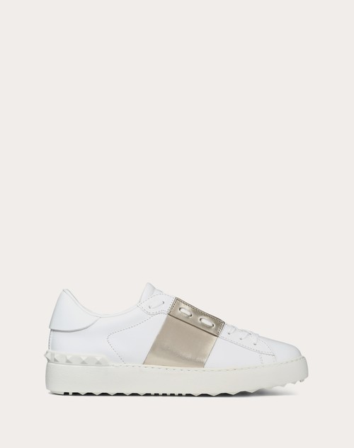 valentino sneakers white and silver