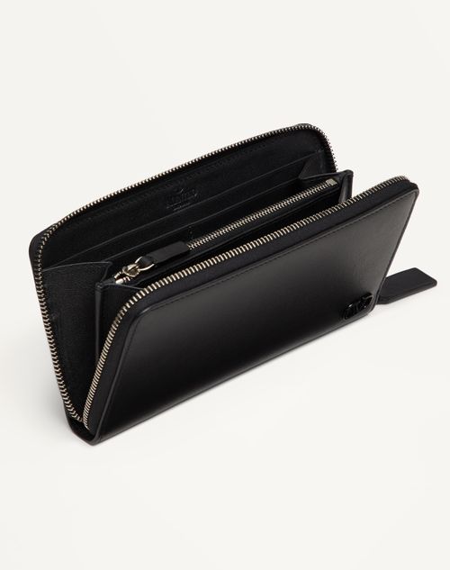 Vロゴ シグネチャー ウォレット for メンズ インチ ブラック